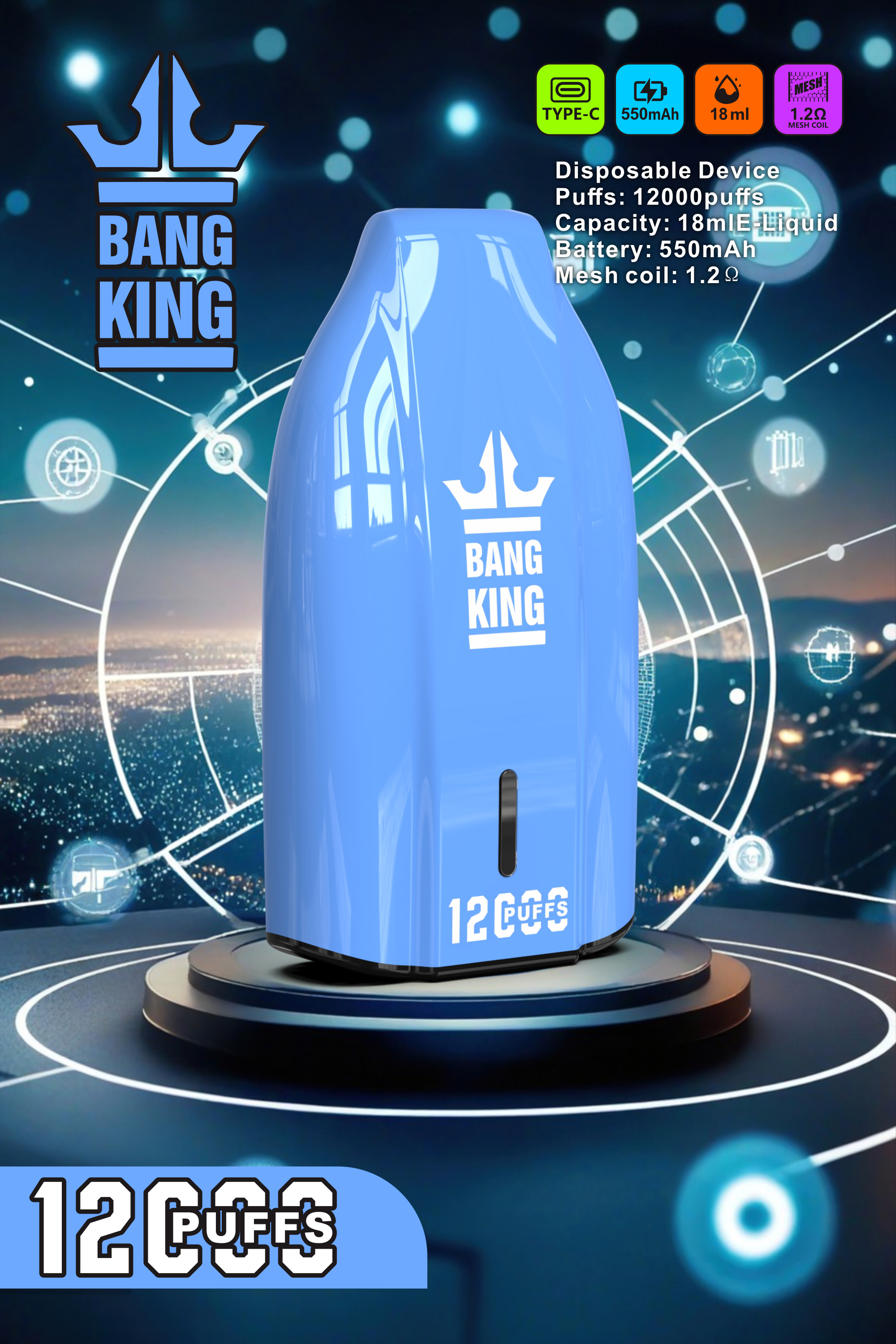 BANG KING 12000 PUFFS DSK029