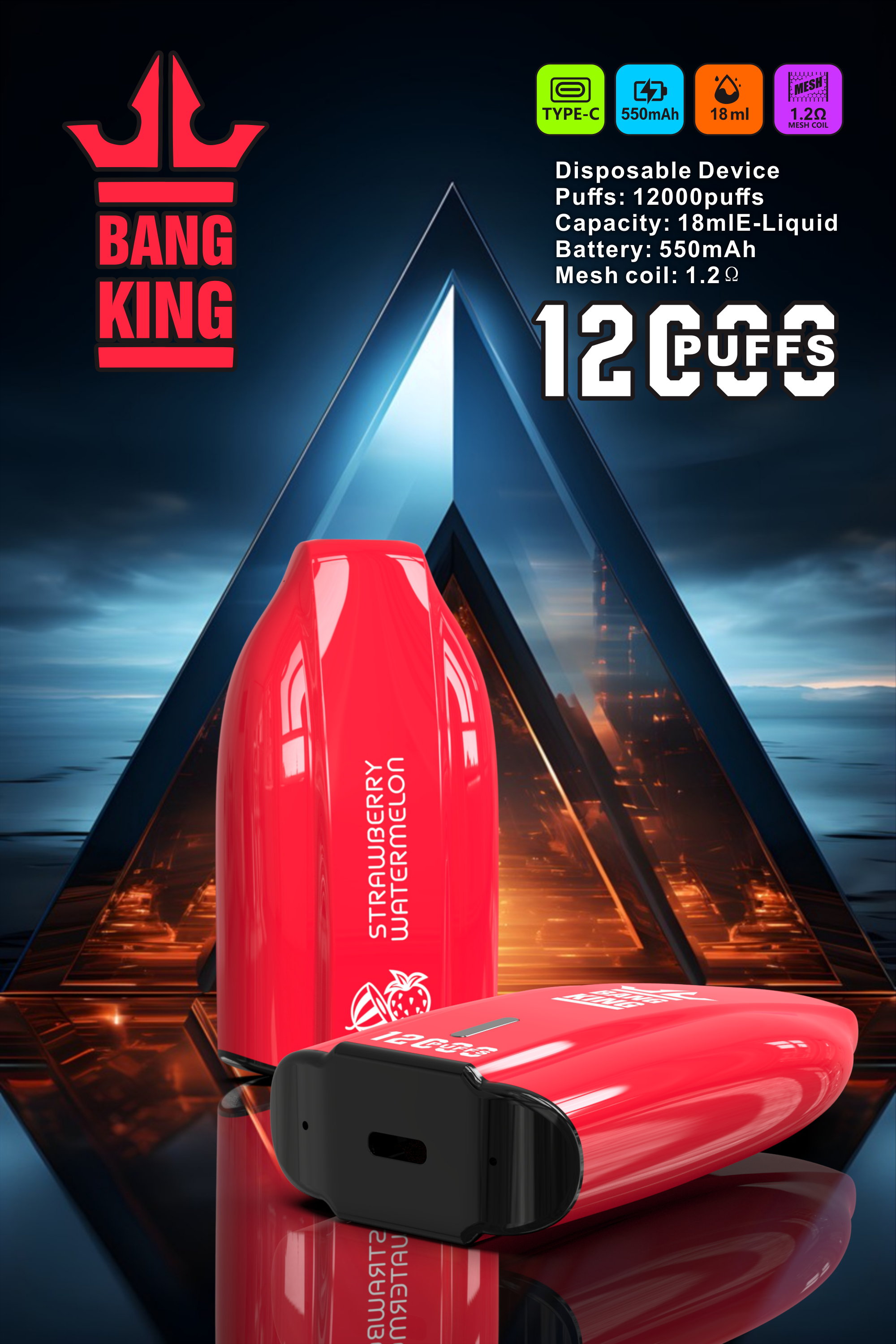 BANG KING 12000 PUFFS DSK029