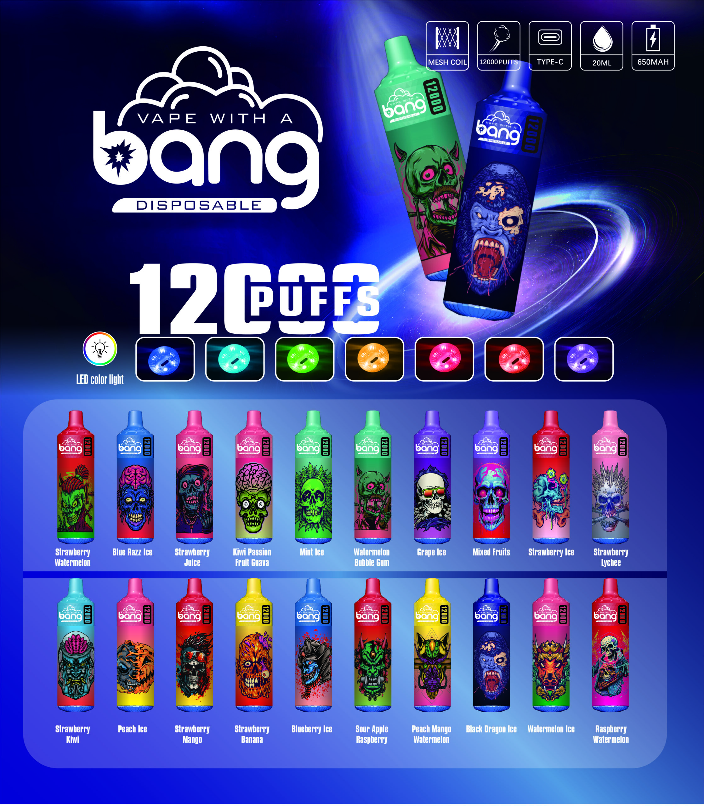 BANG 12000 PUFFS DSK002