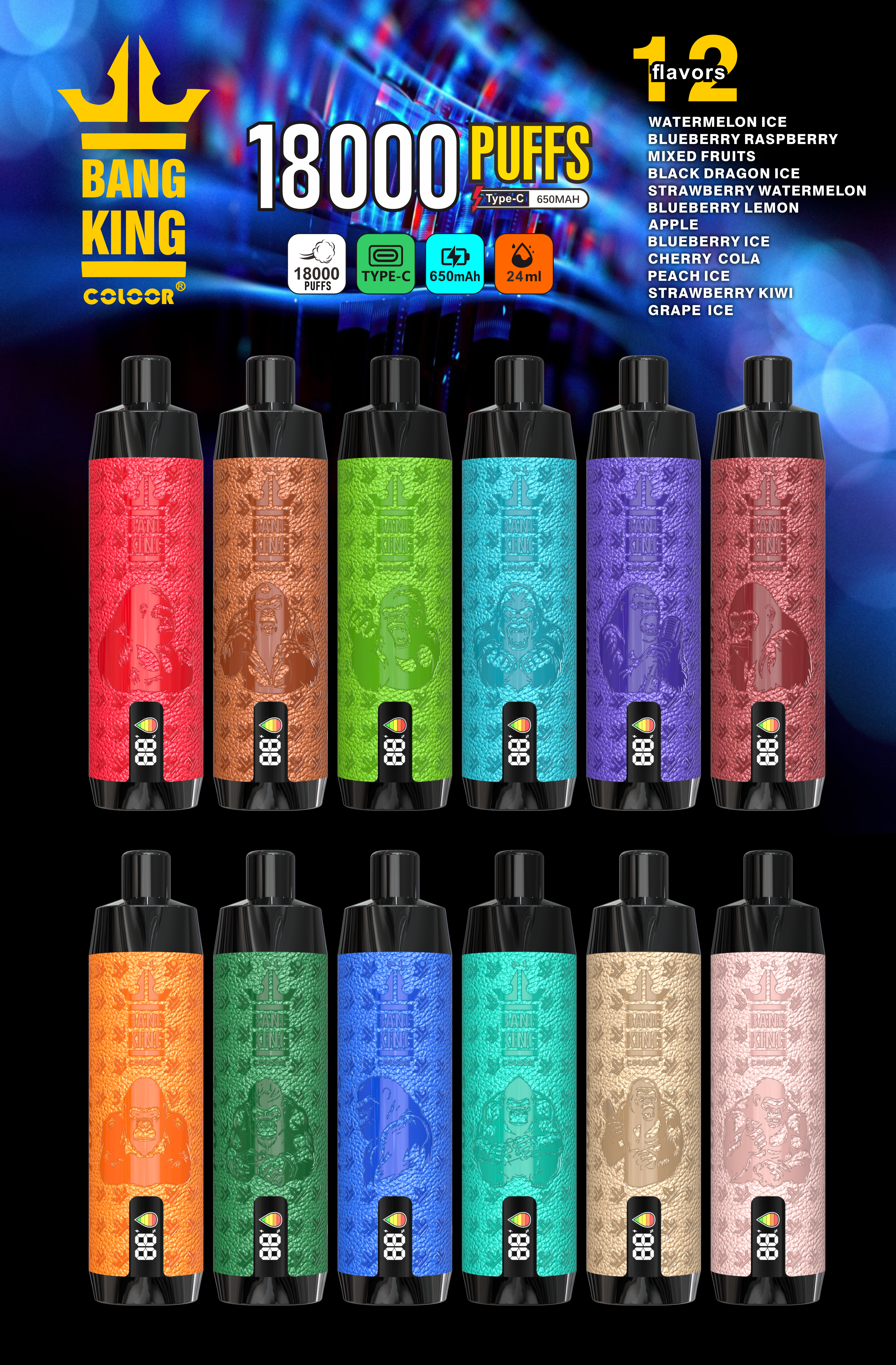 BANGKlNG 18000 PUFFS DSK007