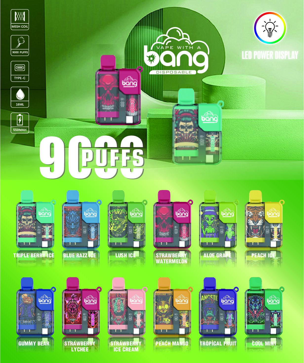 BANG 9000 PUFFS DSK024
