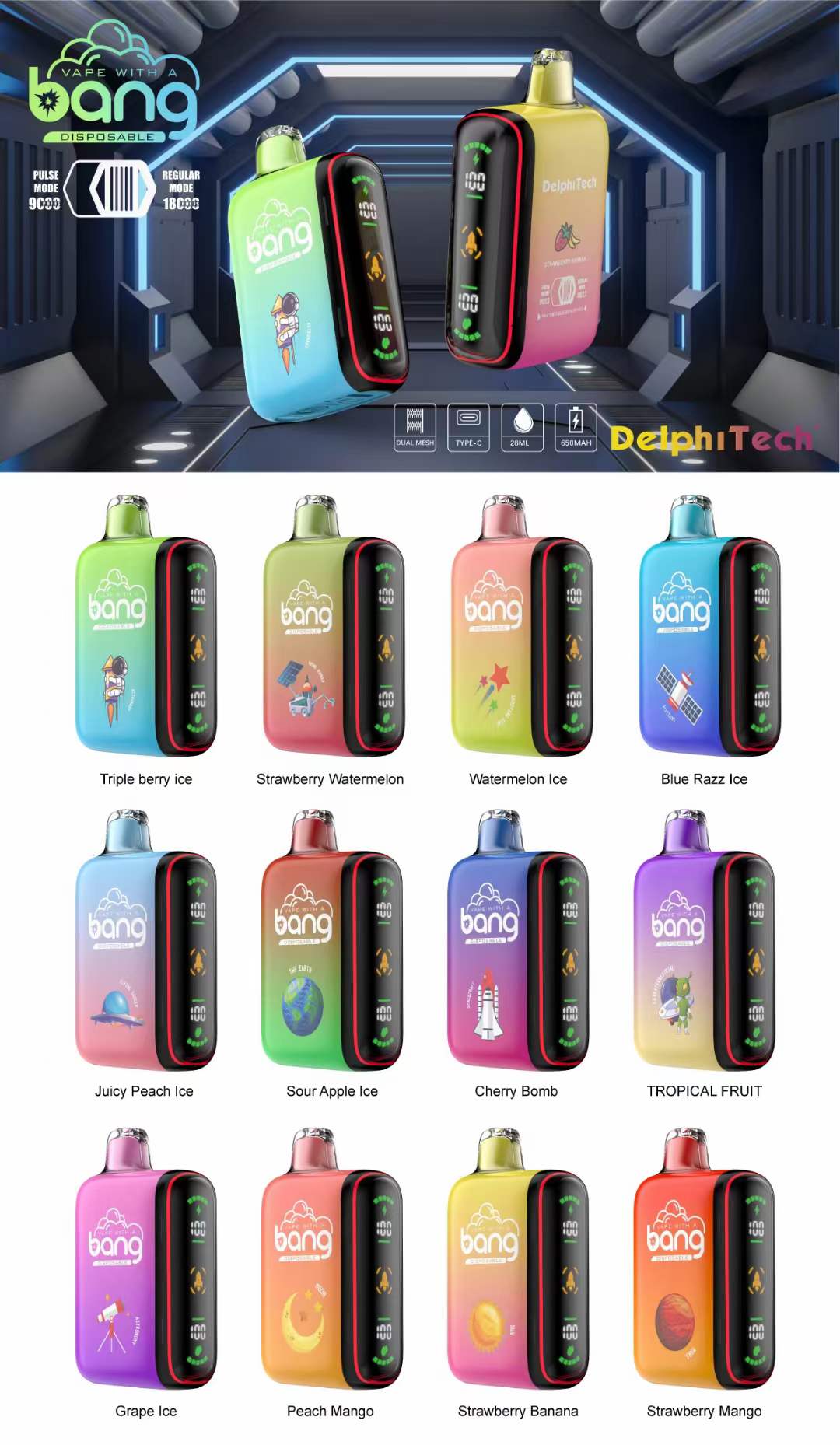 BANG 18000 PUFFS DSK011
