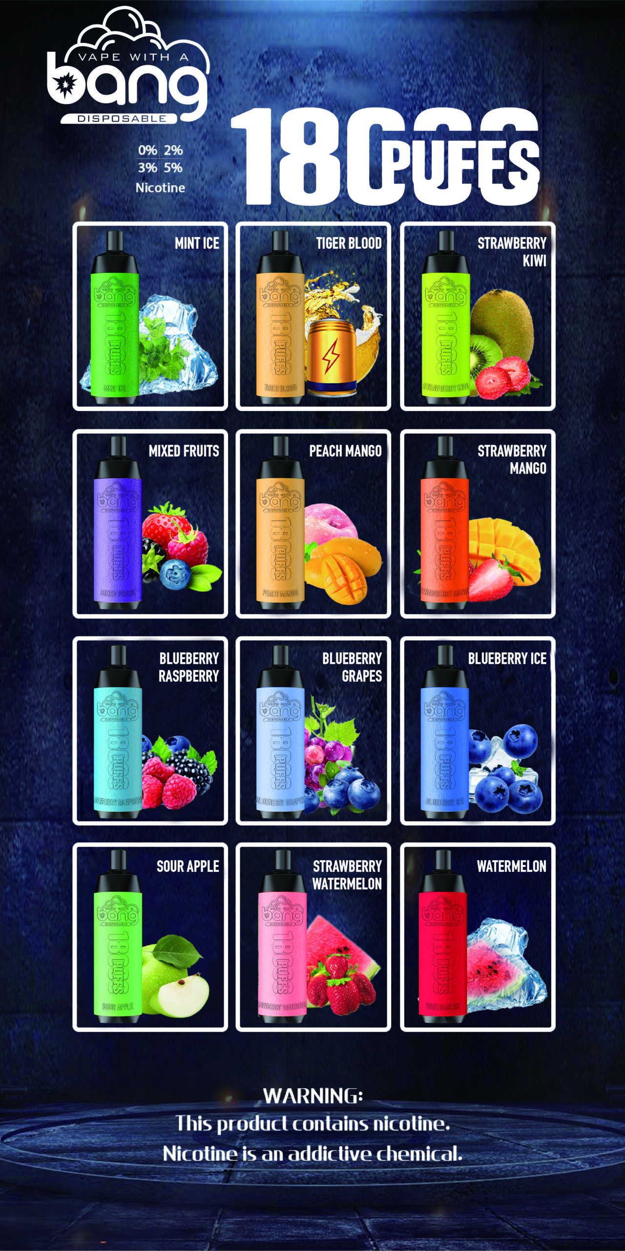 BANG 18000PUFFS DSK003