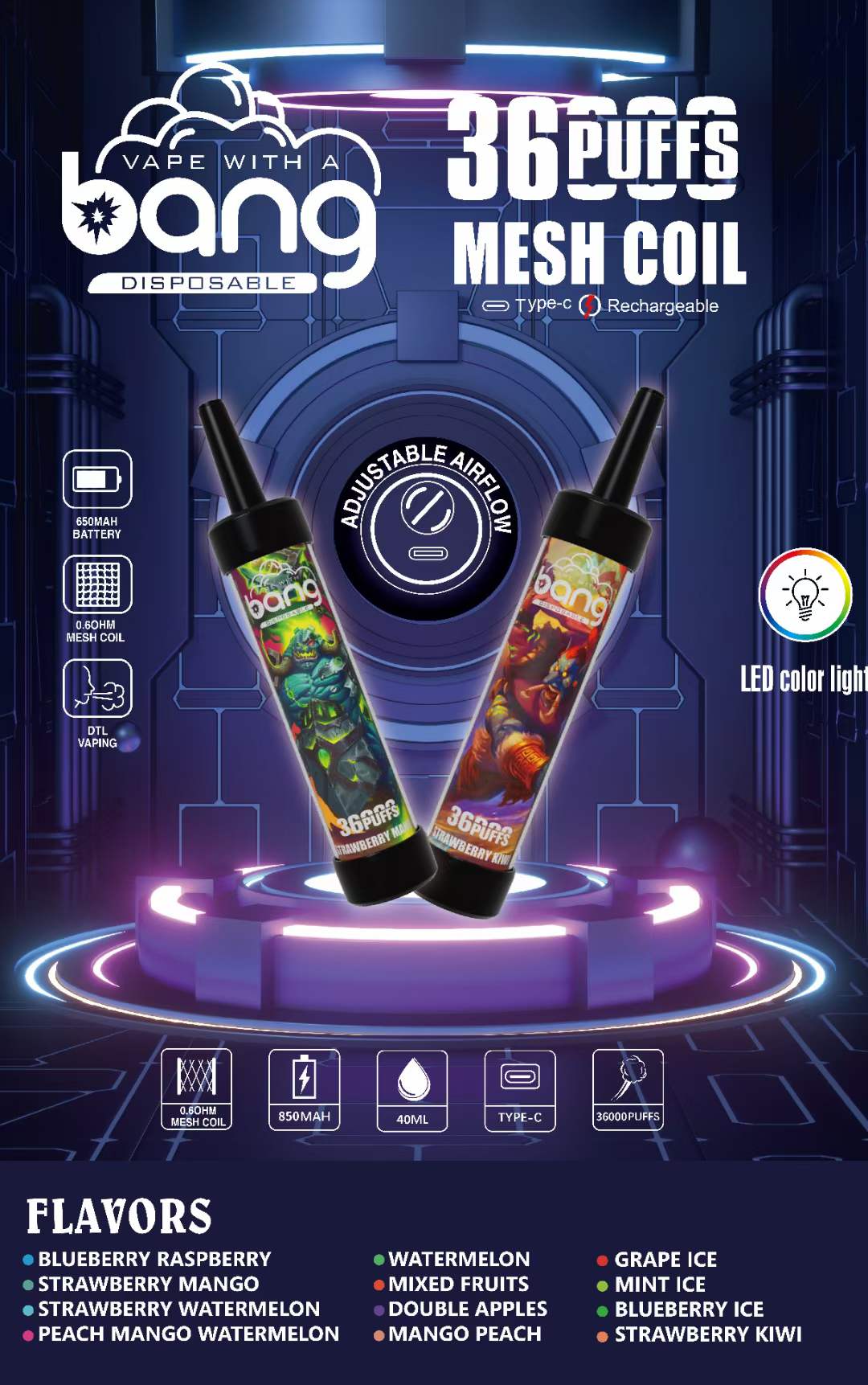 BANG 36000 PUFFS DSK008