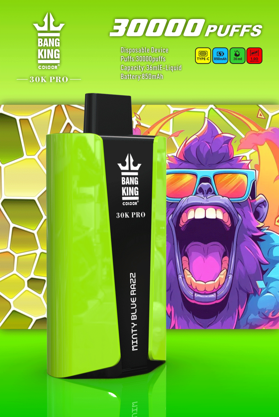 BANG KING 30000 PUFFS DSK023